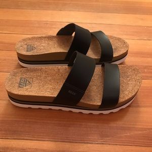 Reef Cushion Bounce Vista Hi Wedge Sandals Size 11